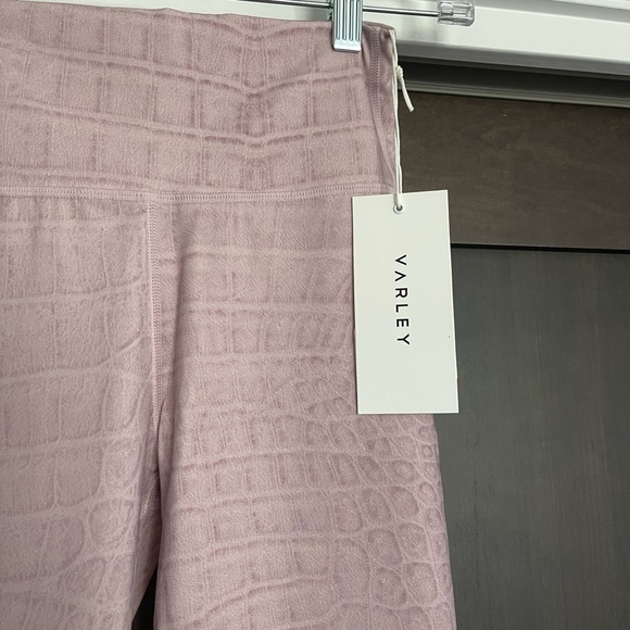 Varley Leggings Luna in Blush Croco light pink Size XS - Picture 6 of 7